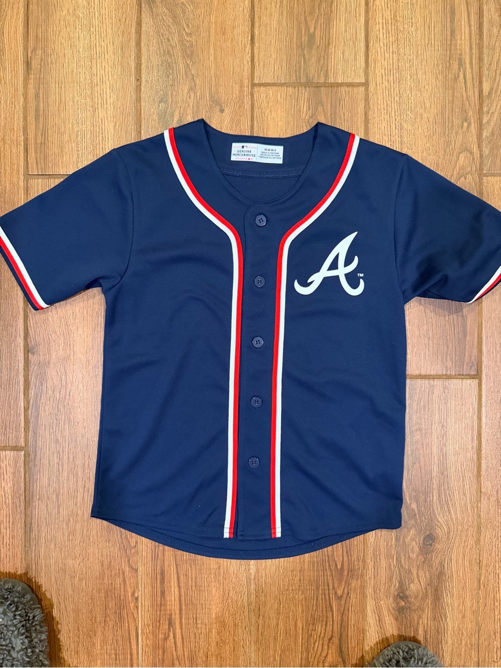 Genuine Merchandise Atlanta Braves Kids Baseball Jersey / medium